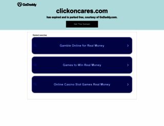 clickoncares.com screenshot