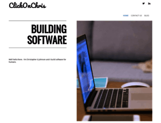 clickonchris.com screenshot
