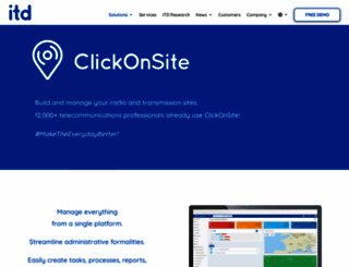clickonsite.com screenshot