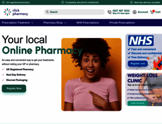 clickpharmacy.co.uk screenshot