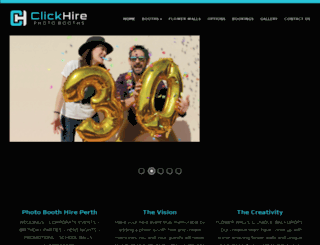 clickphotobooths.com.au screenshot