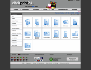 clickprint.de screenshot