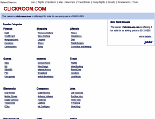 clickroom.com screenshot