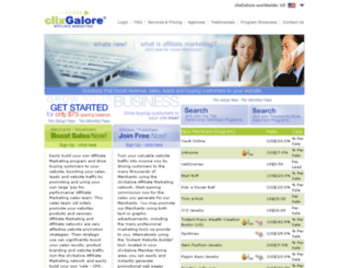 clicksgalore.com screenshot