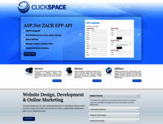 clickspace.co.za screenshot