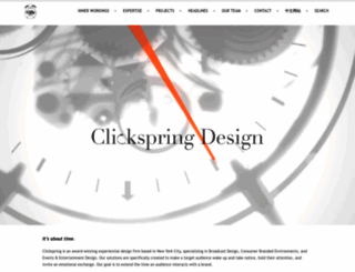 clickspringdesign.com screenshot