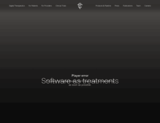 clicktherapeutics.com screenshot