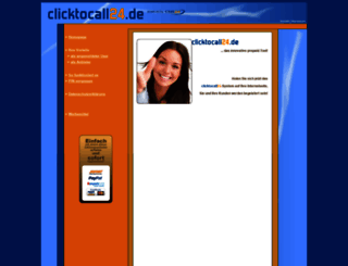 clicktocall24.de screenshot