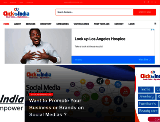 clicktoindia.com screenshot