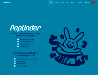 clickunder.net screenshot