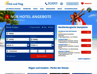 clickundflieg.de screenshot