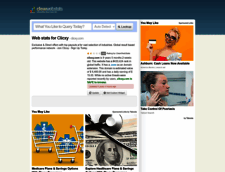 clicxy.com.clearwebstats.com screenshot