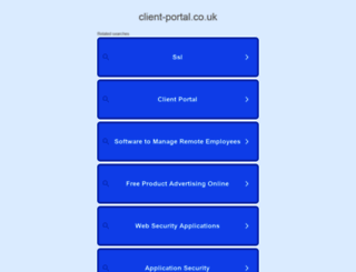 client-portal.co.uk screenshot