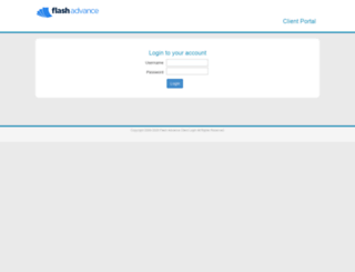 client.flashadvance.com screenshot
