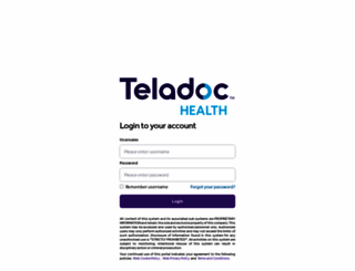 client.teladoc.com screenshot