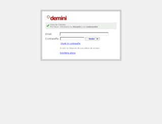 clientes.demini.com screenshot