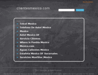 clientesmexico.com screenshot
