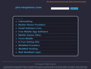 clients.pro-response.com screenshot