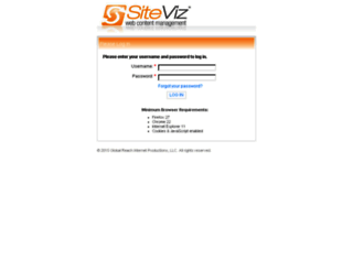 clients.siteviz.com screenshot
