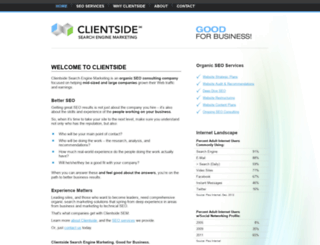 clientsidesem.com screenshot