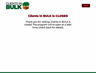clientsinbulk.com screenshot