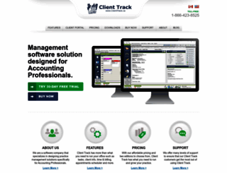 clienttrack.ca screenshot