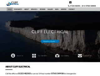 cliffelectrical.co.uk screenshot