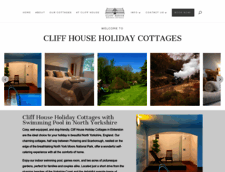 cliffhouseholidaycottages.co.uk screenshot