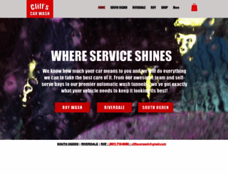 cliffscarwashes.com screenshot