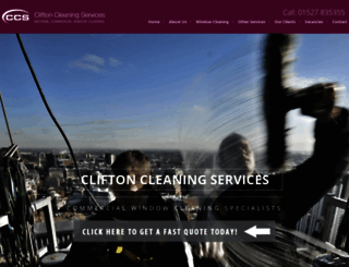 cliftoncleaningservices.co.uk screenshot