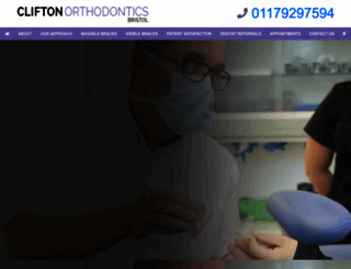 cliftonorthodontics.co.uk screenshot