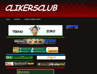 clikersclub.yolasite.com screenshot