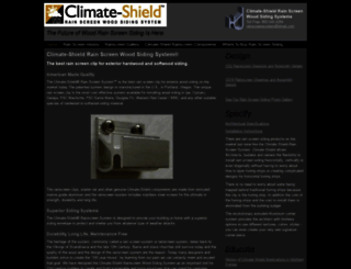 climate-shield.com screenshot