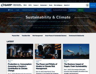 climate.garp.org screenshot