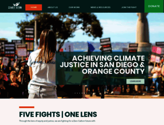 climateactioncampaign.org screenshot