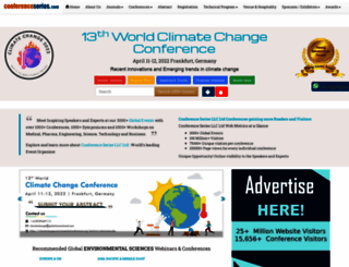 climatechange.environmentalconferences.org screenshot