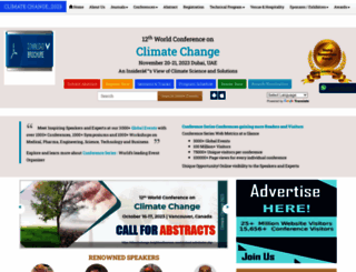 climatechange.insightconferences.com screenshot