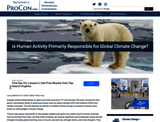climatechange.procon.org screenshot