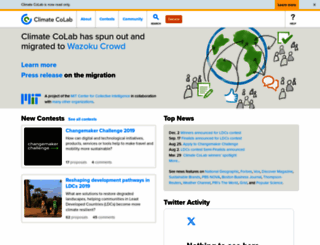 climatecolab.org screenshot