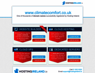 climatecomfort.co.uk screenshot