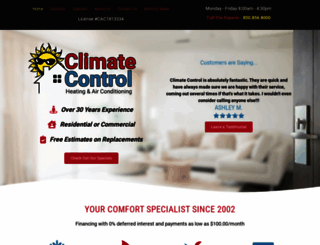 climatecontrolfl.net screenshot