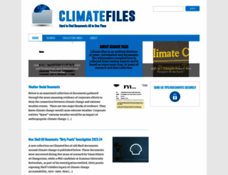 climatefiles.com screenshot
