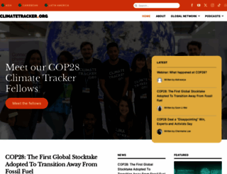 climatetracker.org screenshot