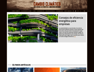 climaticocambio.com screenshot