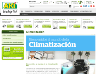 climatizacion.aki.es screenshot