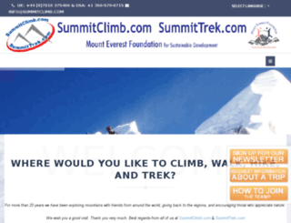 climbandtrek.com screenshot