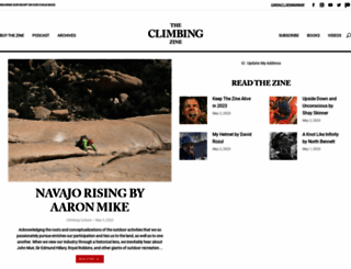 climbingzine.com screenshot