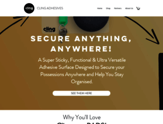 clingadhesives.com screenshot