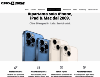 clinica-iphone.com screenshot