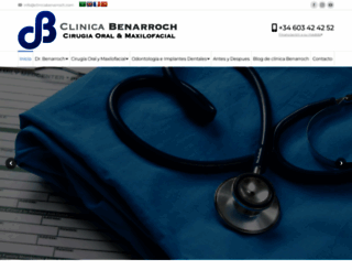 clinicabenarroch.com screenshot